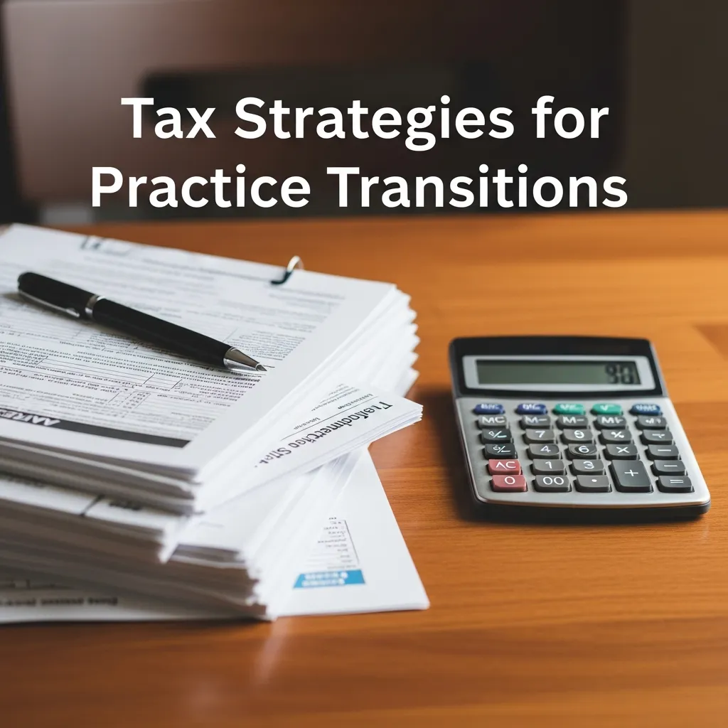 Tax Strategies for Dental Practice Transitions (2026 Guide)